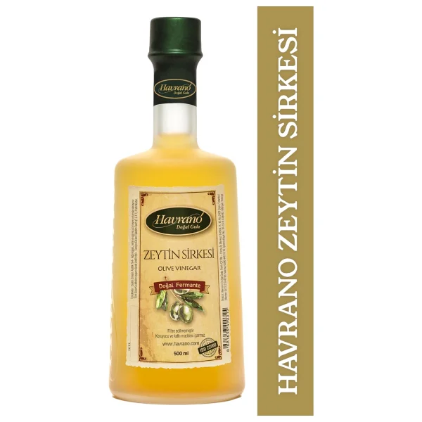 Havrano Doğal Fermente Zeytin Sirkesi 500 ml - Görsel 2