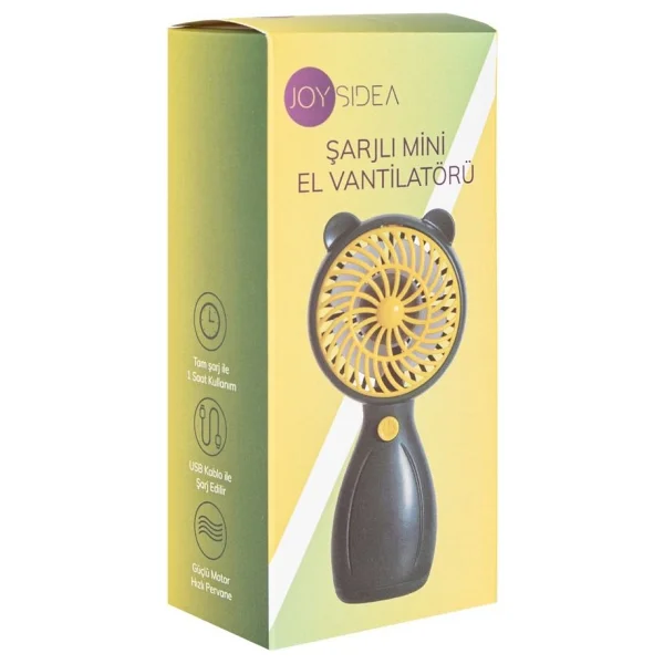 Joysidea FN-60 Şarjlı Mini El Vantilatörü - Görsel 5