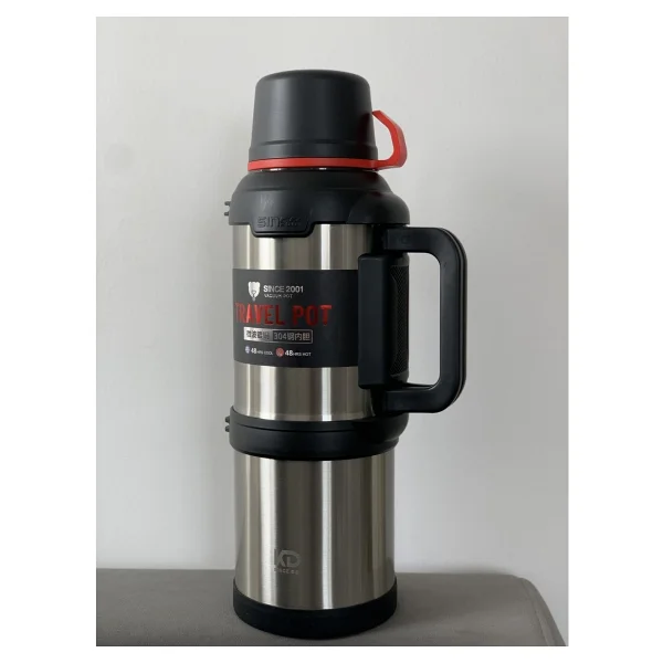 Termos 4 Litre Kamp Aile Boy Çelik - Görsel 6
