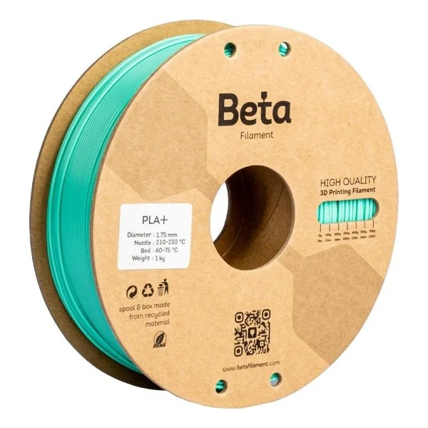 Beta PLA Plus 1.75 mm 1 kg Su Yeşili Filament - Görsel 2