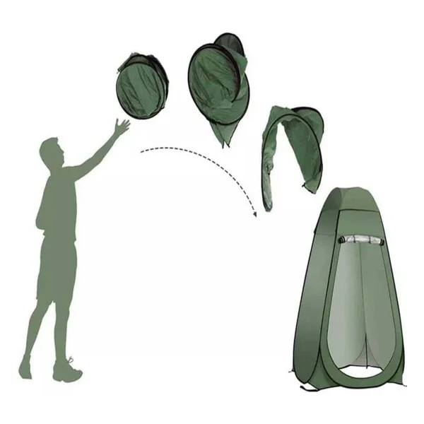 CampFit 120x120x190 cm Otomatik Giyinme Çadırı - Görsel 3