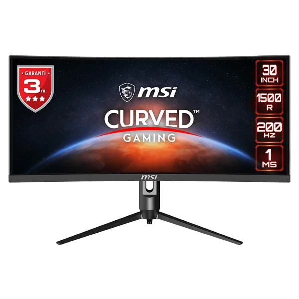 MSI Optix MAG301CR2 29.5" 1 ms WFHD Curved Pivot 200 Hz Oyuncu Monitörü - Görsel 8