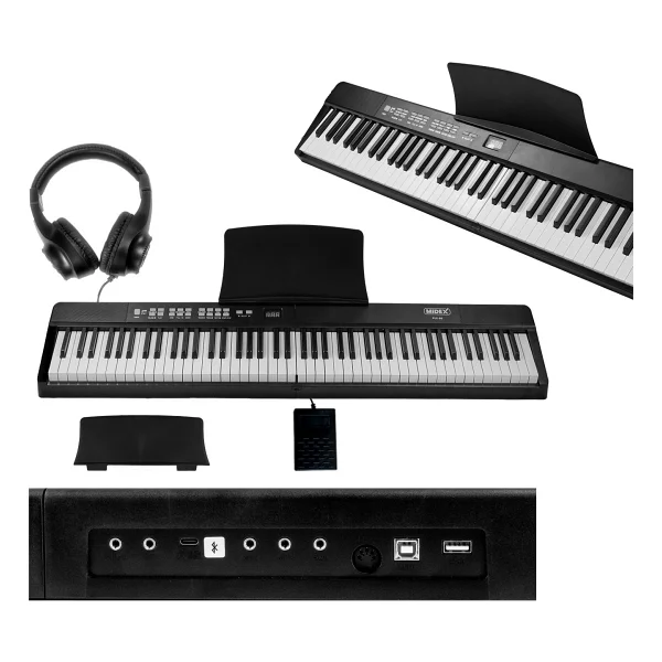 Midex PLX-80BK Taşınabilir Dijital Piyano - Görsel 10