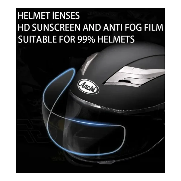 pinlock Kask Buğu Önleyici Siyah UV Güneş Korumalı Pinlock - Görsel 2