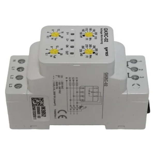 Entes GKRC-02 Gerilim Koruma Rölesi - Görsel 2