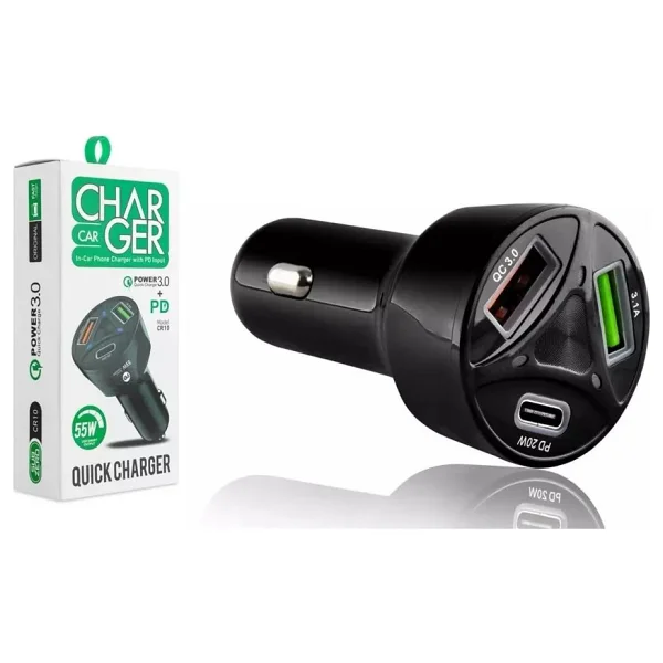 Subzero CR10 55 W Hızlı Araç Şarj Aleti - Görsel 2