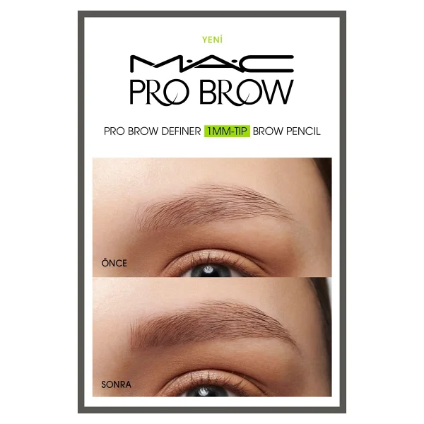 M.A.C Pro Brow Definer 1MM Tip Stud Kaş Kalemi - Görsel 3