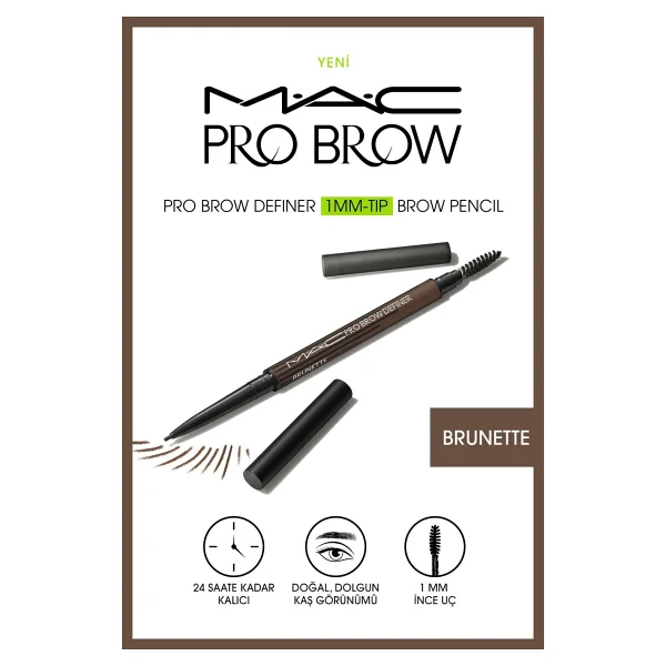 M.A.C Pro Brow Definer 1MM Tip Stud Kaş Kalemi - Görsel 6