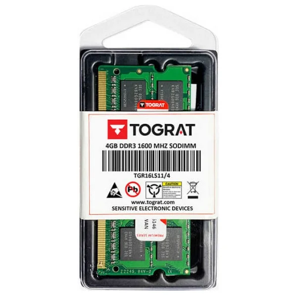 Tograt 4gb DDR3L 1600 Mhz Notebook Ram Bellek - TGR16LS11/4 - 1.35V - Görsel 2