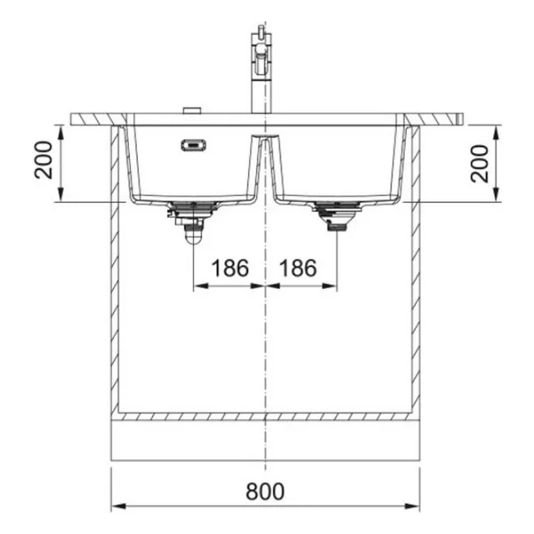 Franke MRG 120-35-35 Oyster Tezgahaltı Eviye - Görsel 5