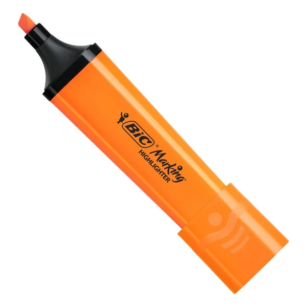 Bic Marking Flat Turuncu Fosforlu Kalem - Görsel 3
