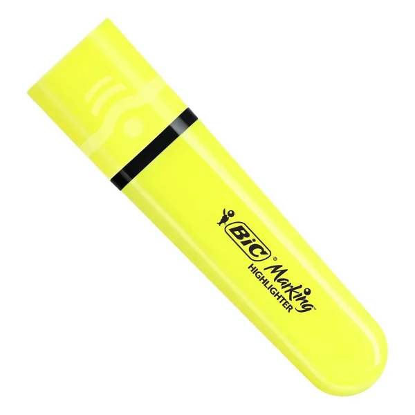 Bic Marking Flat Sarı Fosforlu Kalem - Görsel 2