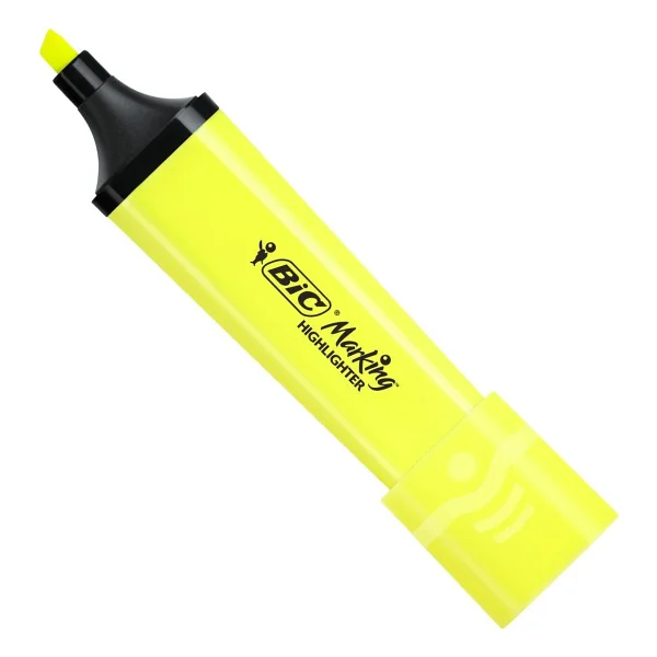 Bic Marking Flat Sarı Fosforlu Kalem - Görsel 3