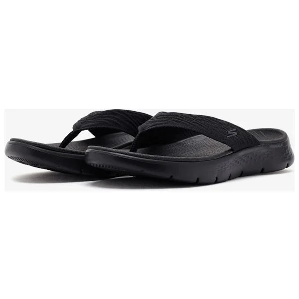 Skechers Go Walk Flex Splendor 141404-BBK Siyah Kadın Parmak Arası Terlik - Görsel 4