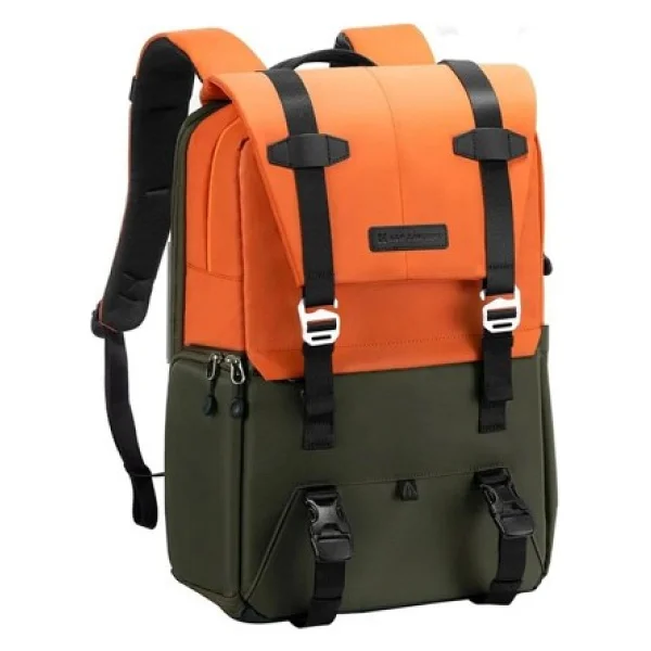 K&F Concept KF13.087.AV1 Turuncu 20 lt Fotoğraf Makinesi Sırt Çantası - Görsel 9