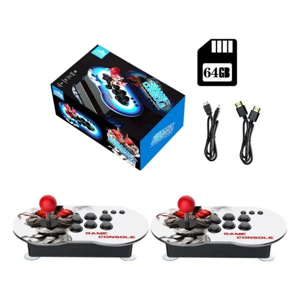 Gd 34 Retro Arcade Oyun Konsolu / 2 Joystick /10000 Oyun / 64G Hafıza / HDMI Bağlantılı - Görsel 5