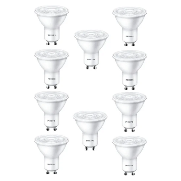 Philips 4,7W (50W) 2700K (Sarı Işık) GU10 Duylu PAR16 LED Spot (10 Adet) - Görsel 6