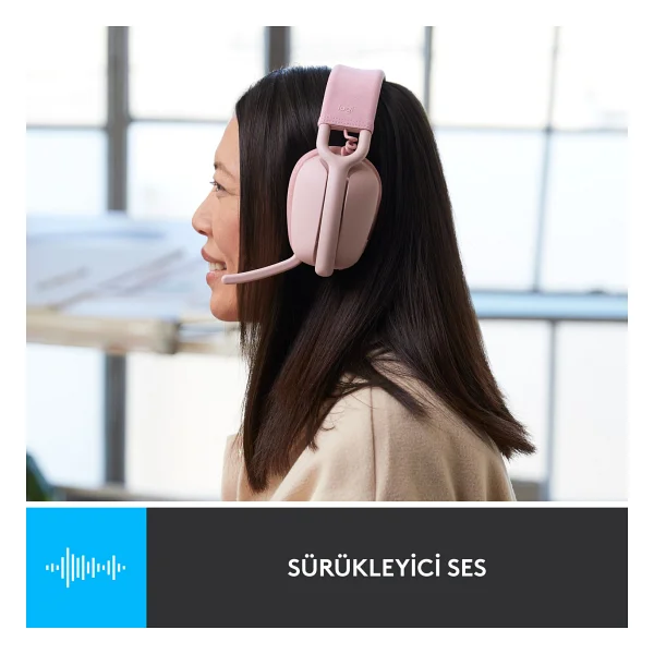 Logitech Zone Vibe 100 Bluetooth Çağrı Merkezi Kulaklığı - Görsel 4