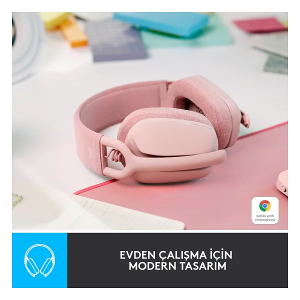 Logitech Zone Vibe 100 Bluetooth Çağrı Merkezi Kulaklığı - Görsel 2