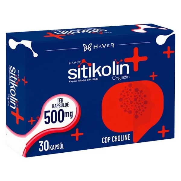 Haver Sitikolin Cognizin 500 mg 30 Kapsül - Görsel 8
