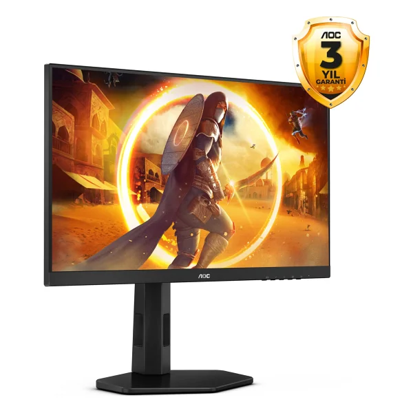 AOC 24G4X 23.8" 0.5 ms Full HD Pivot IPS 180 Hz Oyuncu Monitörü - Görsel 7