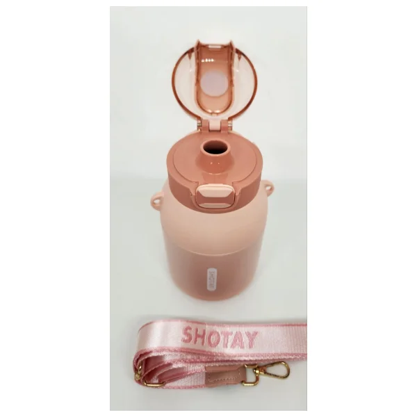 Shotay Dome ST-8081 Pembe 800 ml Çelik Termos Matara - Görsel 10