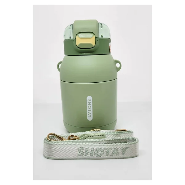 Shotay Dome ST-8081 Yeşil 800 ml Çelik Termos Matara - Görsel 2