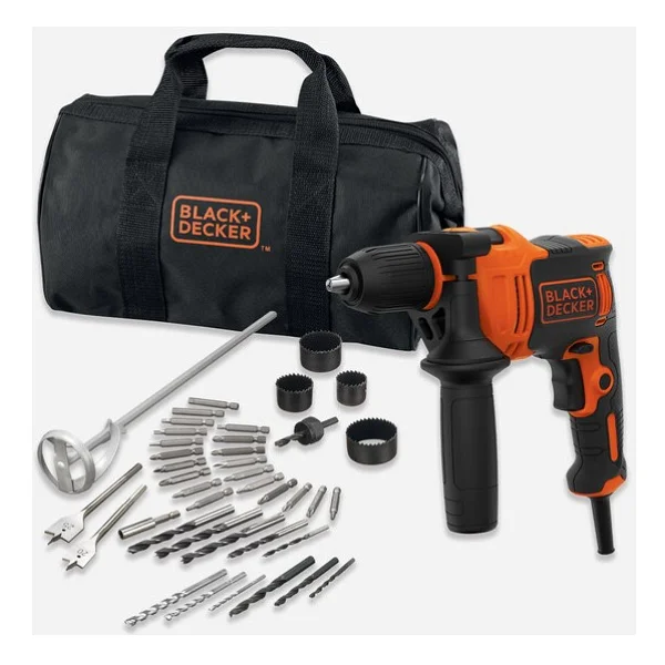 Black&Decker BEH710S 710 W 13 mm Darbeli Matkap - Görsel 2
