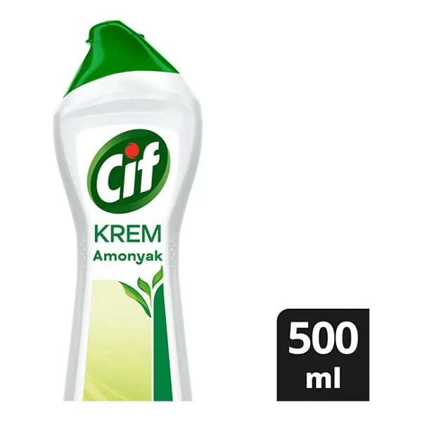 Cif Cleanboost Krem Amonyak Yüzey Temizleyici 500 ml - Görsel 10