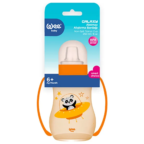 Wee Baby 754 Galaxy Akıtmaz Alıştırma Bardağı 250 ml - Görsel 5