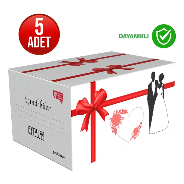 Packanya 58x38x30 - 20 Adet Çeyiz Kolisi - Büyük Ve Sağlam Çok Renkli - Görsel 7