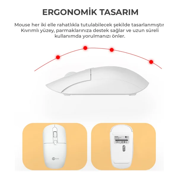 Lenovo Lecoo KW203 Kablosuz Klavye Mouse Seti - Görsel 3
