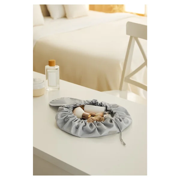 Ocean Home Textile Fonksiyonel Su İtici Leke Tutmaz Kumaş Düzenleyici Seyahat Tipi Makyaj Çantası Ø 50 cm - Görsel 3