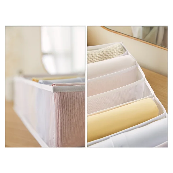 Ocean Home Textile 7 Bölmeli File Dolap Çekmece Içi Akordiyon Tipi Katlanır Çamaşır Düzenleyici Organizer - Görsel 6