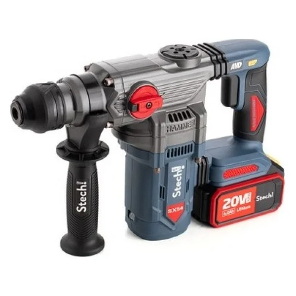 Stechend Profesyonel 4'lü Set Şarjlı Hilti - Şarjlı Taşlama - Şarjlı Darbeli Matkap - Şarjlı Toklu Matkap2 ADET 20V 4AH BATARYA - Görsel 4
