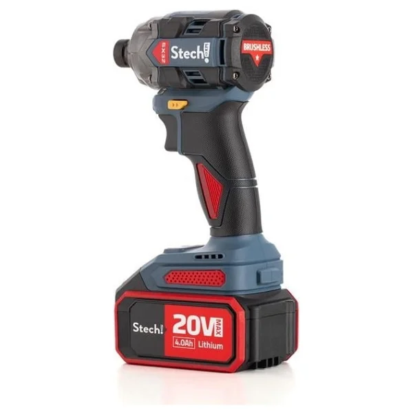 Stechend Profesyonel 4'lü Set Şarjlı Hilti - Şarjlı Taşlama - Şarjlı Darbeli Matkap - Şarjlı Toklu Matkap2 ADET 20V 4AH BATARYA - Görsel 5