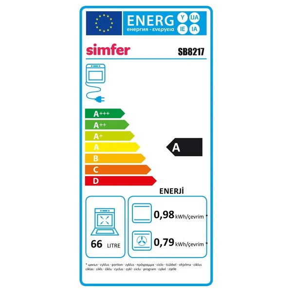 Simfer Airfry 8217 Ankastre Fırın - Görsel 10