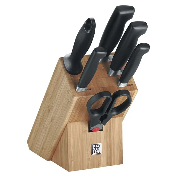 Zwilling Four Star 350680020 7 Parça Bambu Bloklu Bıçak Seti - Görsel 8