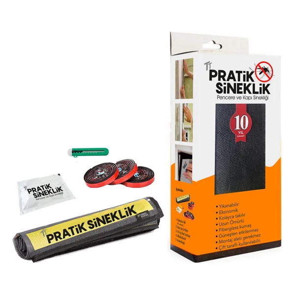 TT Pratik Sineklik Fransız Balkon Kapı Sinekliği 80 X 220 Cm - Görsel 4