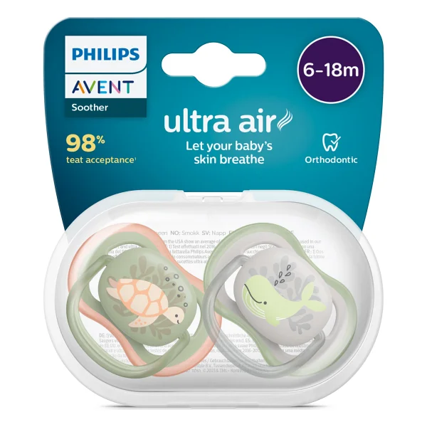 Philips Avent SCF085/60 Ultra Air 6-18 Ay 2'li Erkek Emzik - Görsel 6