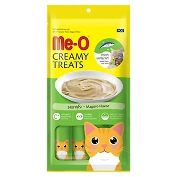 Me-O Creamy Treats Sarı Yüzgeçli Orkinos Balıklı 4x15 gr Sıvı Kedi Ödül Maması - Görsel 9