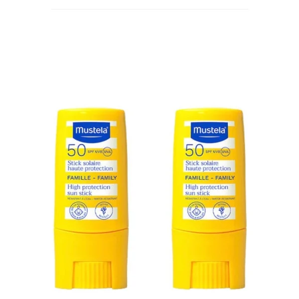 Mustela Çok Yüksek Koruma 9 ml 2 Adet 50 Faktör Stick Güneş Kremi - Görsel 2