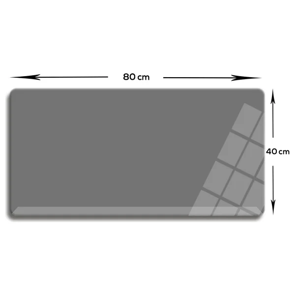 Decorita Cam Mouse Pad Cam Masa Matı Düz Renk - Gri Large 40cm X 80cm - Görsel 2