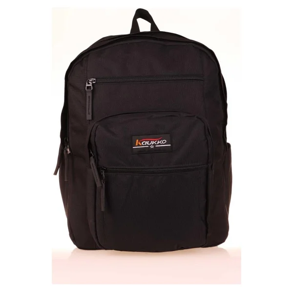 Kaukko K1426 Full Pocket Siyah Okul Sırt Çantası - Görsel 6