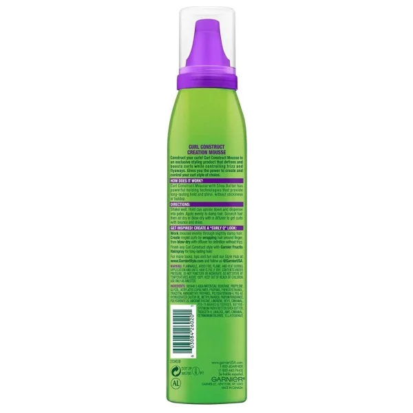 Garnier Fructis Curl Construct Bukle Belirginleştirici 192 gr Saç Köpüğü - Görsel 2