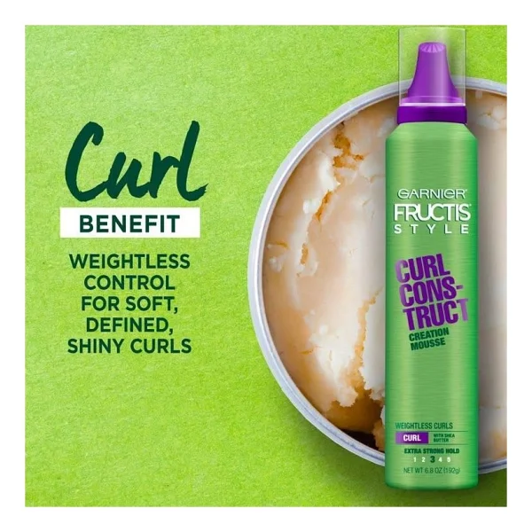 Garnier Fructis Curl Construct Bukle Belirginleştirici 192 gr Saç Köpüğü - Görsel 3