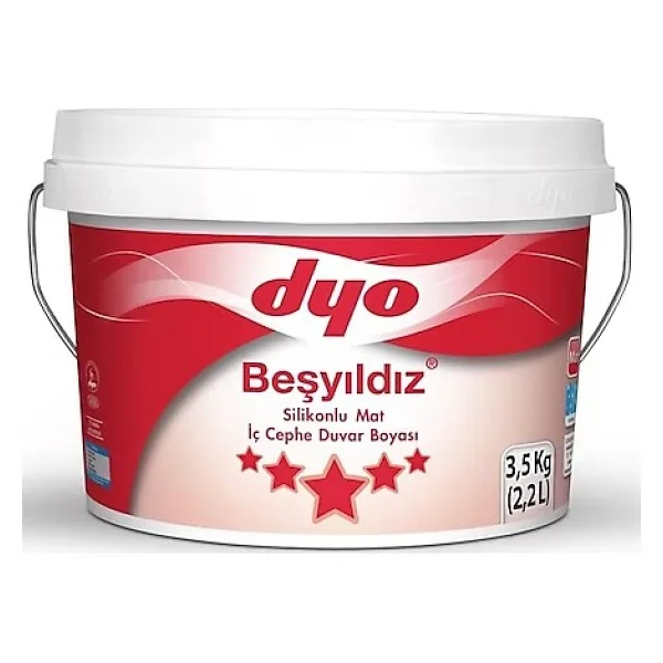 Dyo Beşyıldız Silikonlu Beyaz İç 3,5 KG - Görsel 2