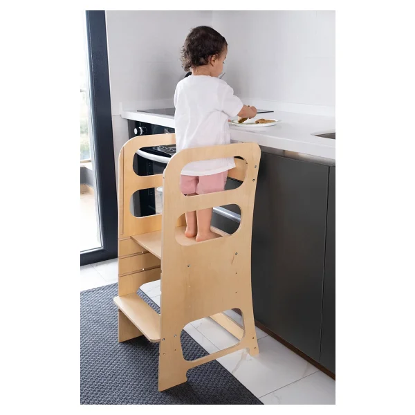 Orfis Kids Montessori Ahşap Öğrenme Kulesi - Görsel 3