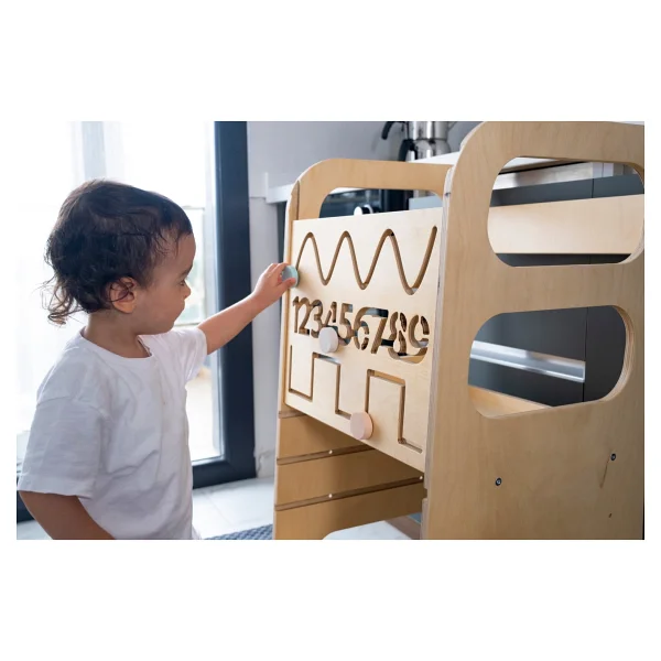 Orfis Kids Montessori Ahşap Öğrenme Kulesi - Görsel 4