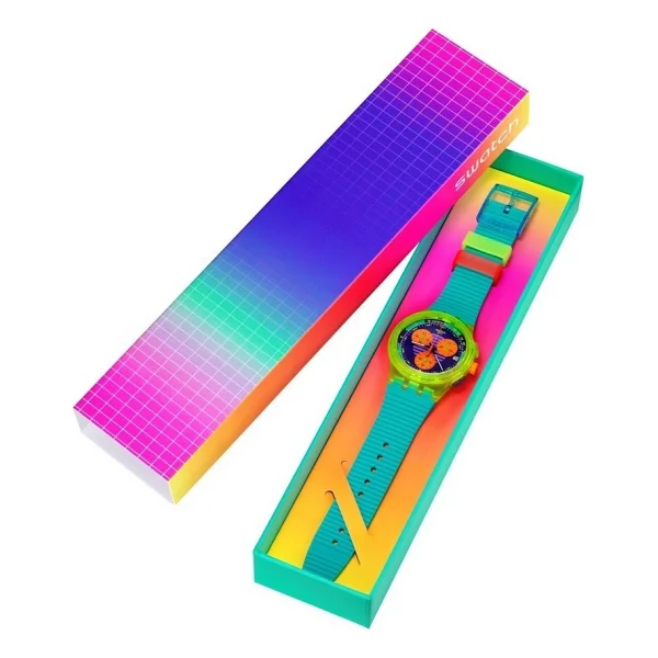 Swatch Neon Wave SUSJ404 Kol Saati - Görsel 8